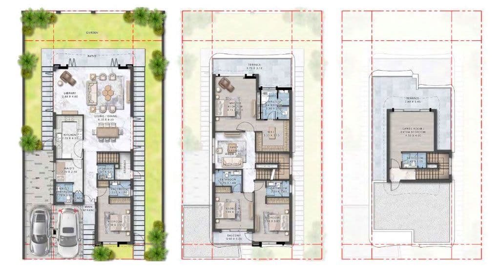 3-6 Bedroom Villas